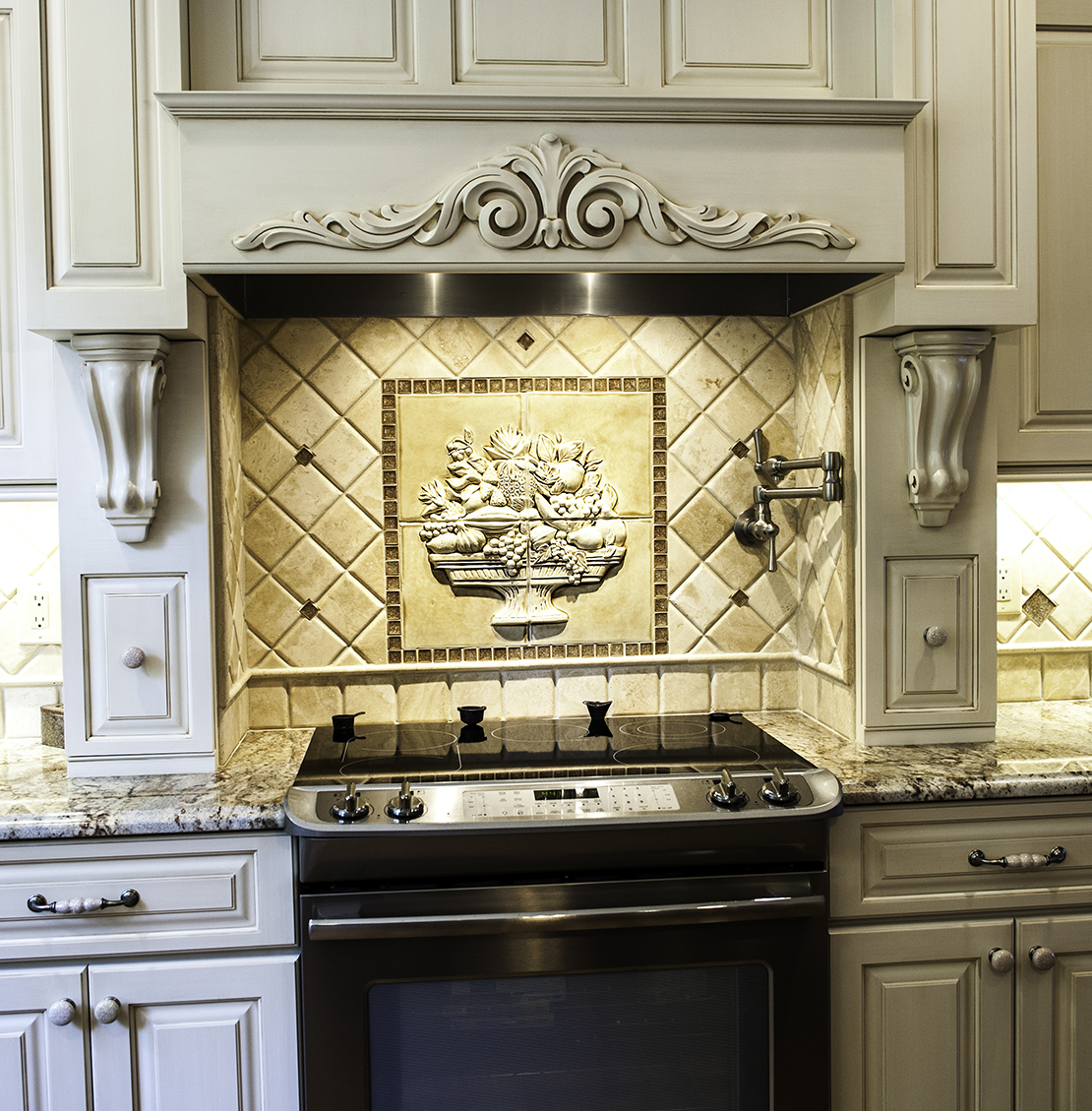 Custom cooktop installation